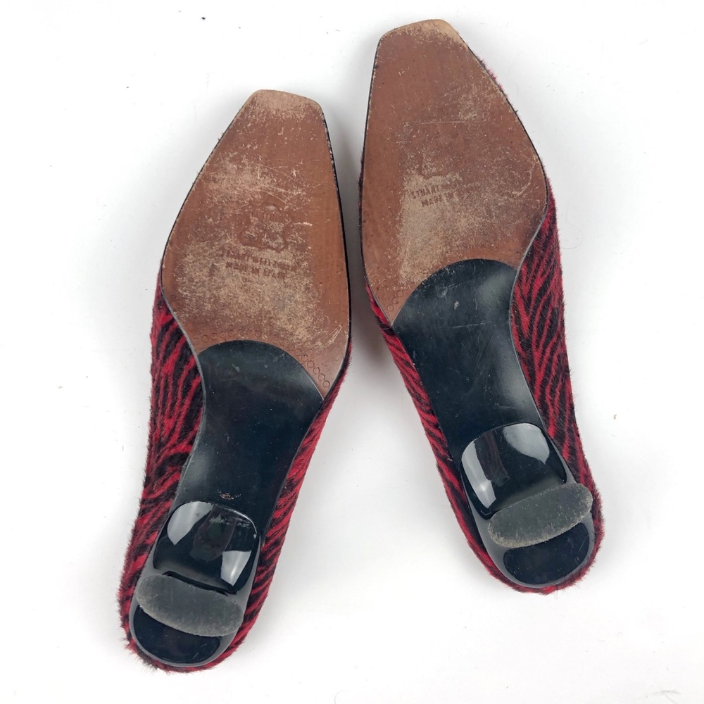 Stuart Weitzman Faux Fur Mule Slides - image 7